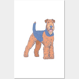 Airedale Terrier Posters and Art